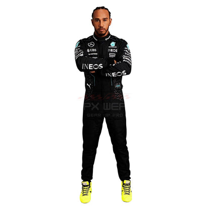 2024 Lewis Hamilton F1 Racing Suit Team Mercedes
