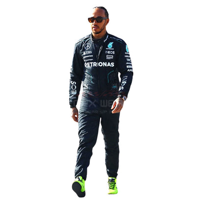 2024 Lewis Hamilton F1 Racing Suit Team Mercedes