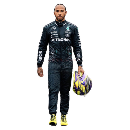 2024 Lewis Hamilton F1 Racing Suit Team Mercedes