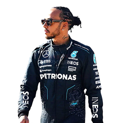 2024 Lewis Hamilton F1 Racing Suit Team Mercedes