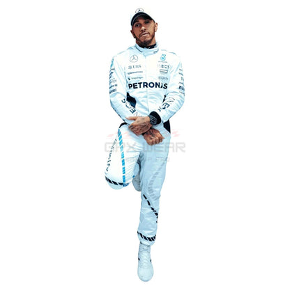 2024 Lewis Hamilton Qatar GP F1 Racing Suit Team Mercedes