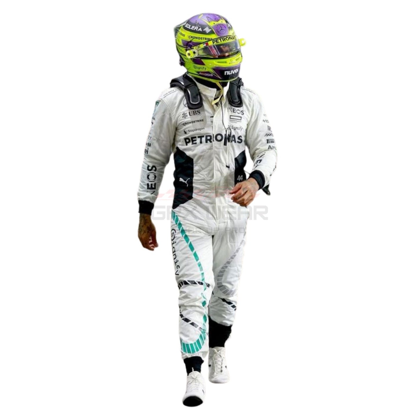 2024 Lewis Hamilton Qatar GP F1 Racing Suit Team Mercedes