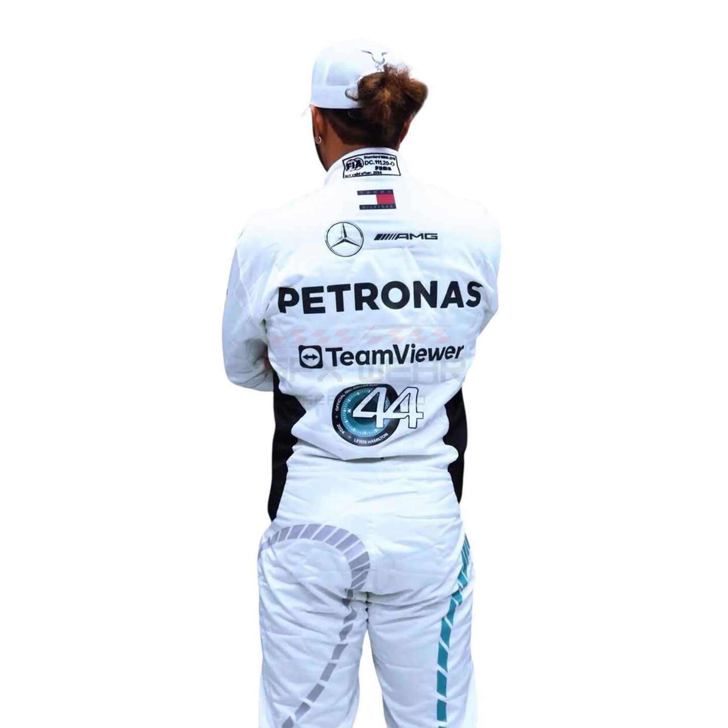 2024 Lewis Hamilton Qatar GP F1 Racing Suit Team Mercedes