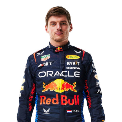 2024 Max Verstappen F1 Racing Suit Team Red Bull