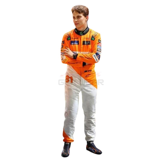 2024 Oscar Piastri Singapore GP F1 Racing Suit Team McLaren