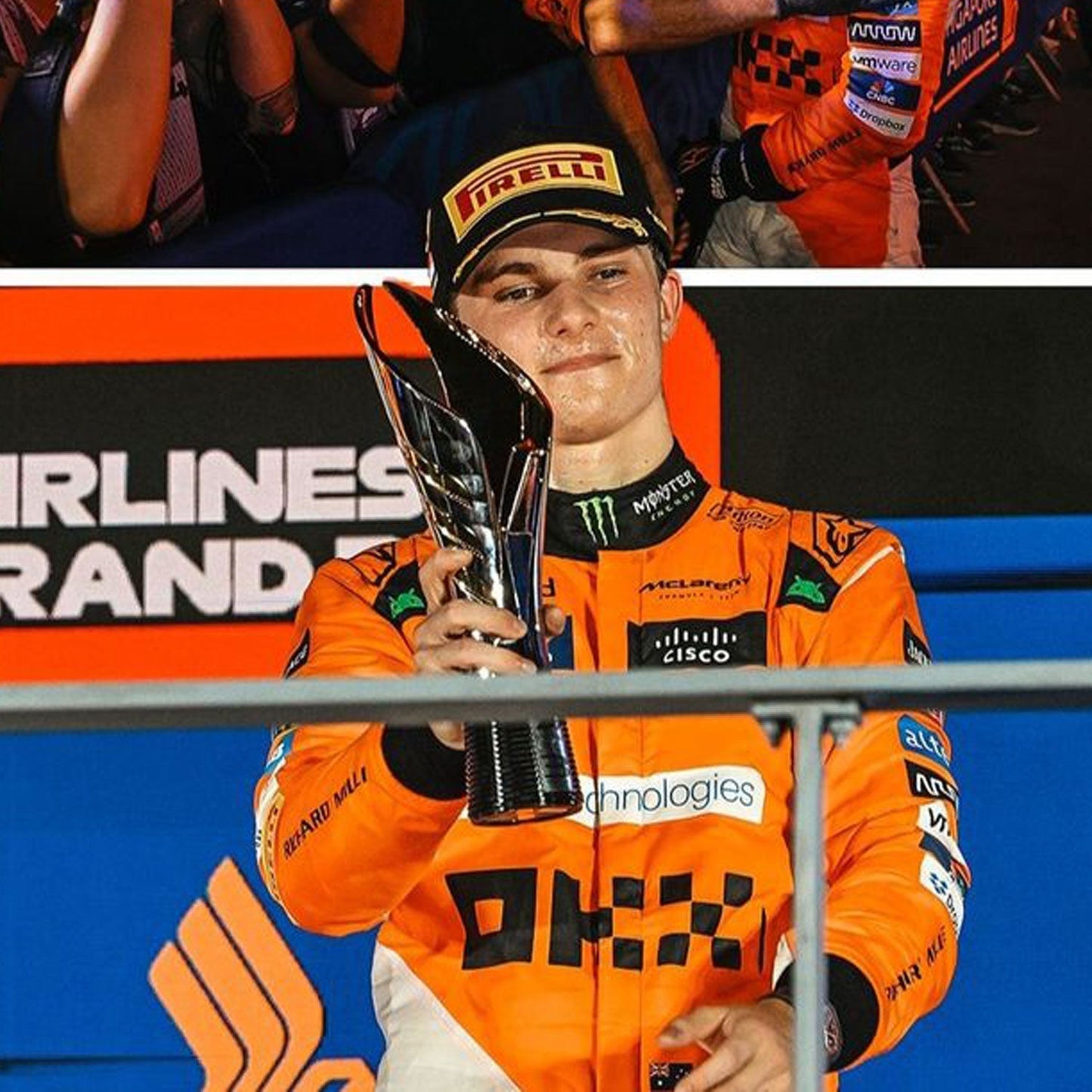 2024 Oscar Piastri Singapore GP F1 Racing Suit Team McLaren