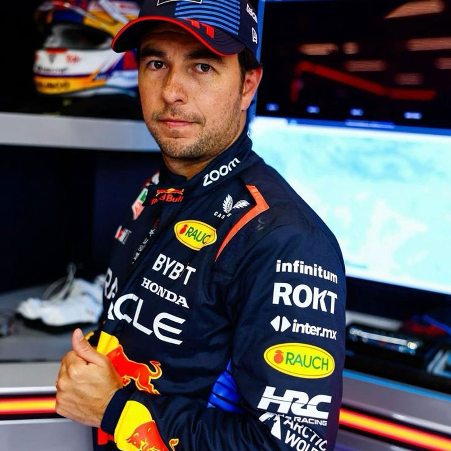2024 Sergio Perez F1 Racing Suit Team Red Bull