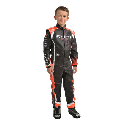 Kid Wearing 2024 Sodi USA OMP Racing Suit - GPX Wear
