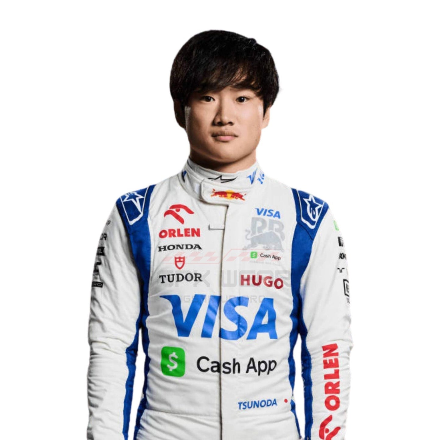 2024 Yuki Tsunoda Visa Cash App F1 Racing Suit Team Racing Bulls