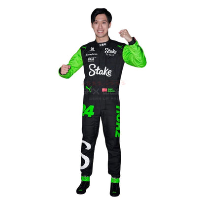 2024 Zhou Guanyu F1 Racing Suit Team Kick Sauber