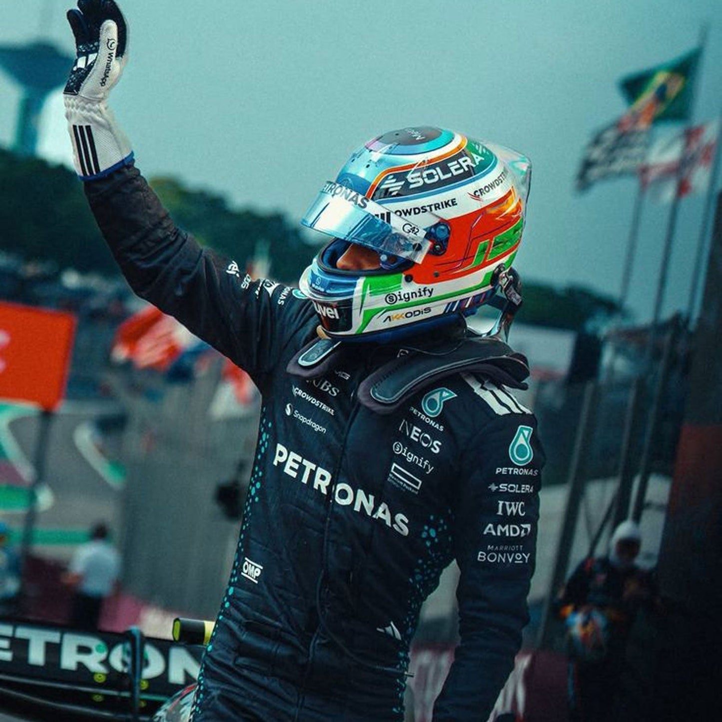 2025 Andrea Kimi Antonelli F1 Racing Suit Team Mercedes