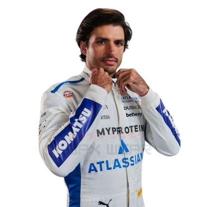 2025 Carlos Sainz F1 Racing Suit Team Williams