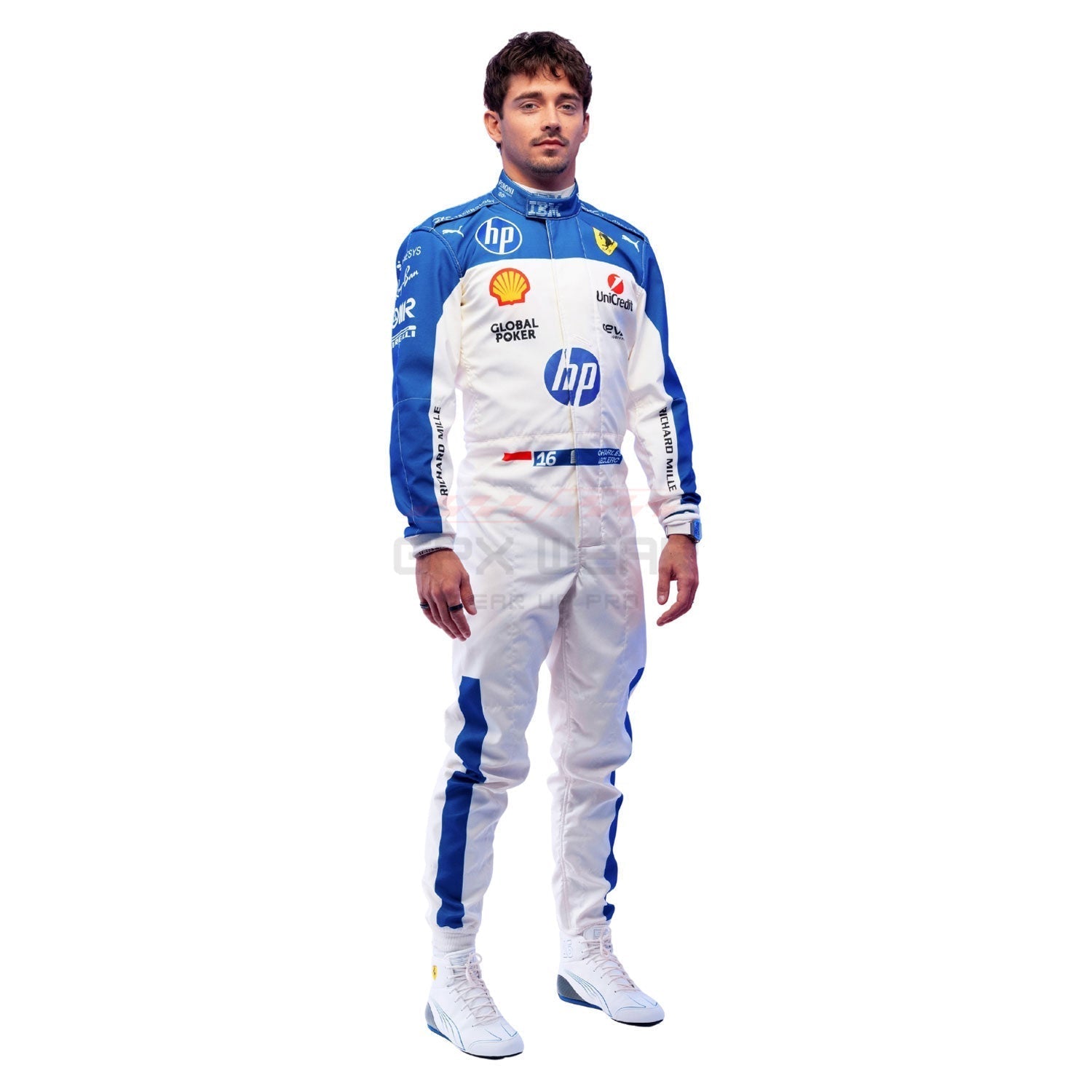 2025 Charles Leclerc Miami GP F1 Racing Suit Team Ferrari - GPX Wear