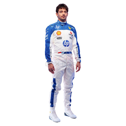 2025 Charles Leclerc Miami GP F1 Racing Suit Team Ferrari - GPX Wear