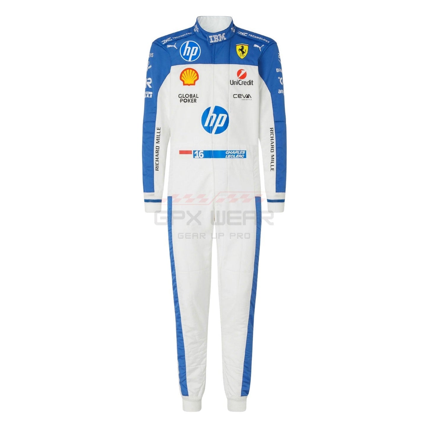 2025 Charles Leclerc Miami GP F1 Racing Suit Team Ferrari