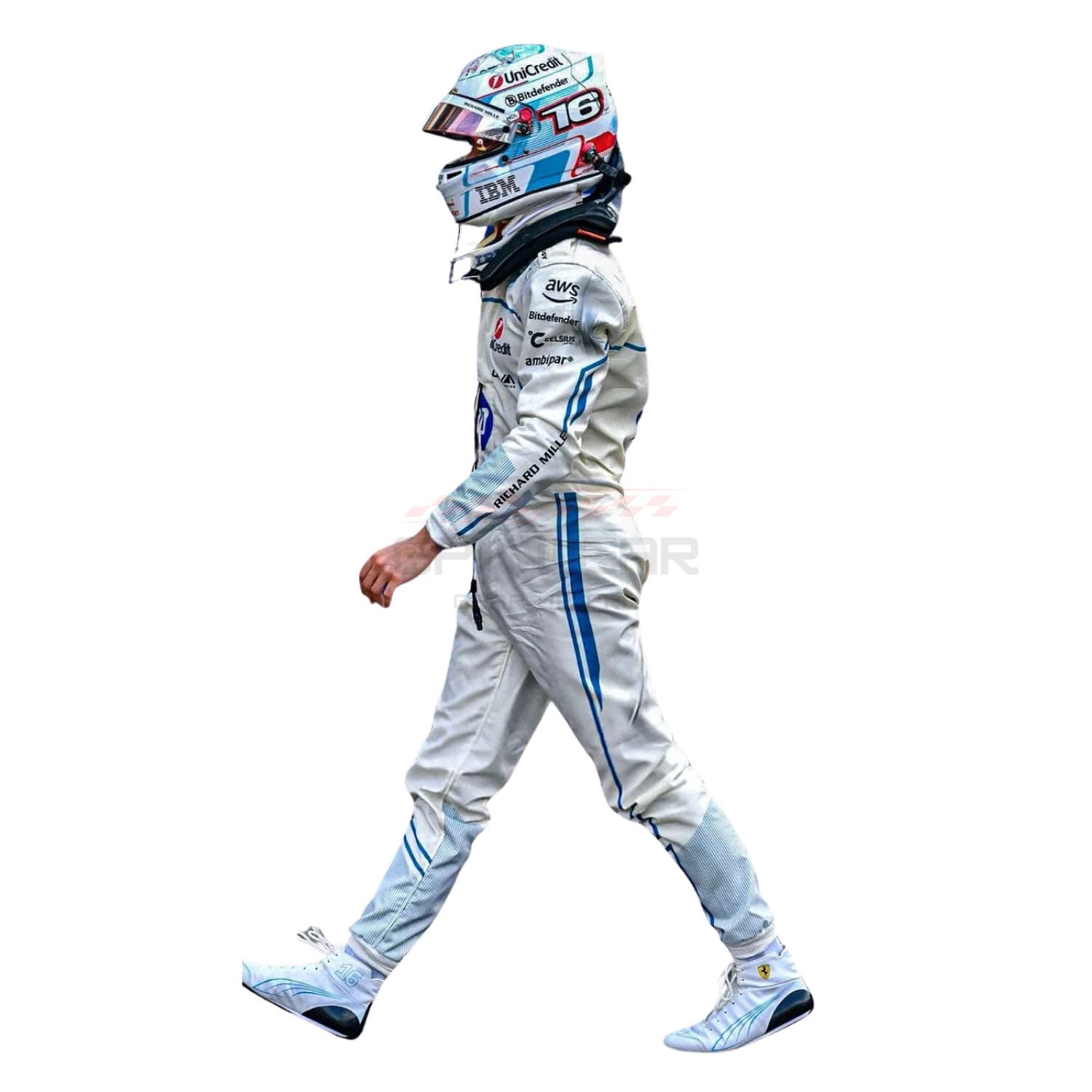 2025 Charles Leclerc Monaco GP f1 Racing Suit Team Ferrari - GPX Wear