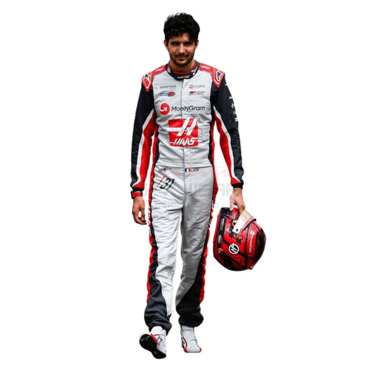 2025 Esteban Ocon 200th race look Canadian GP F1 Racing Suit Team Haas - GPX Wear
