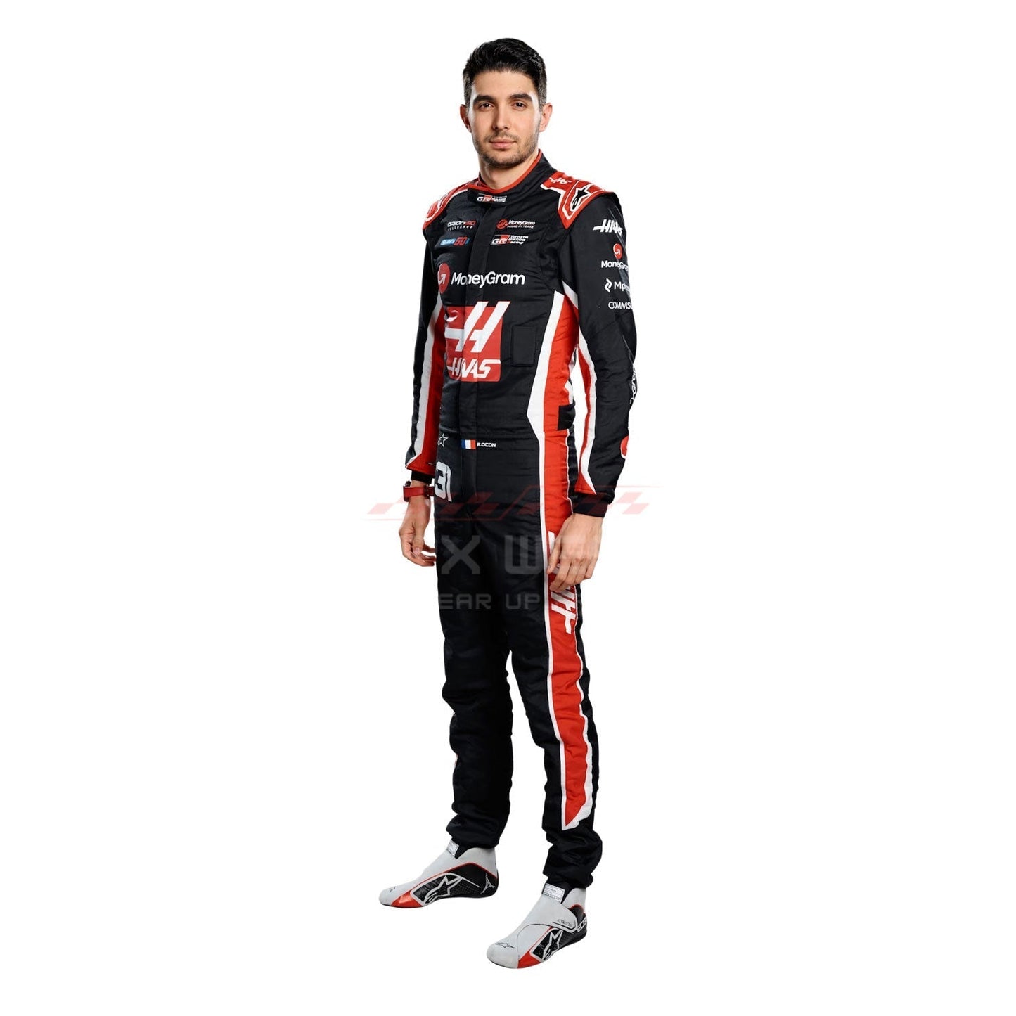 2025 Esteban Ocon F1 Racing Suit Team Haas