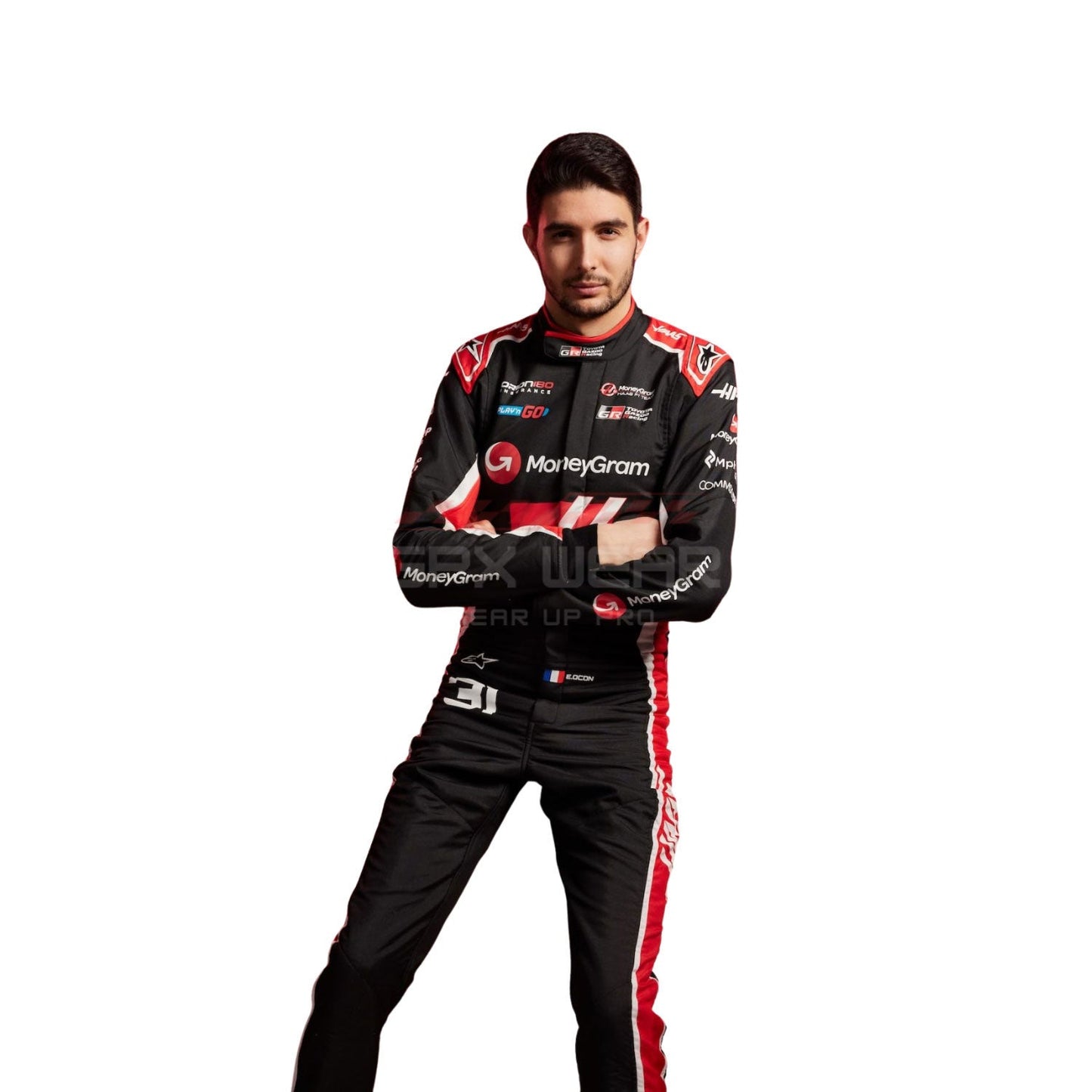 2025 Esteban Ocon F1 Racing Suit Team Haas