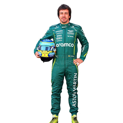 2025 Fernando Alonso F1 Racing Suit Team Aston Martin