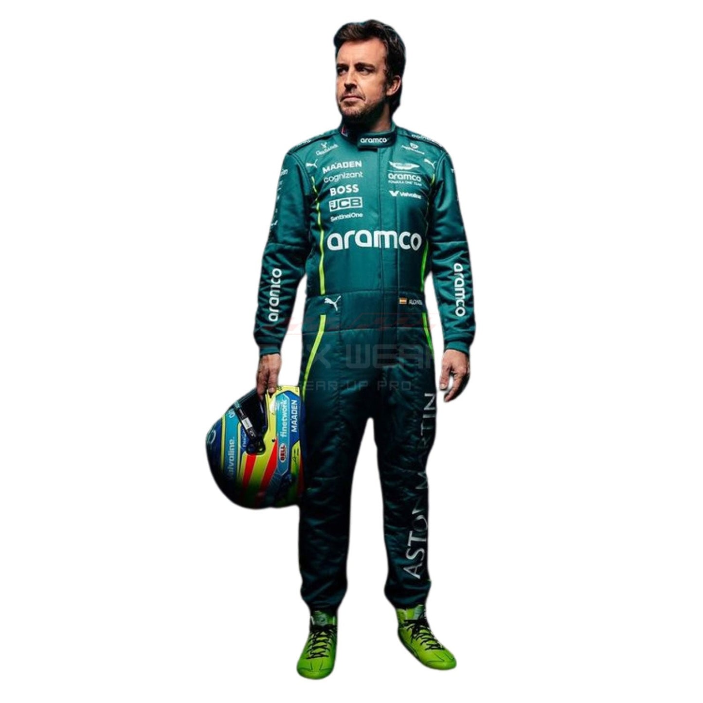 2025 Fernando Alonso F1 Racing Suit Team Aston Martin