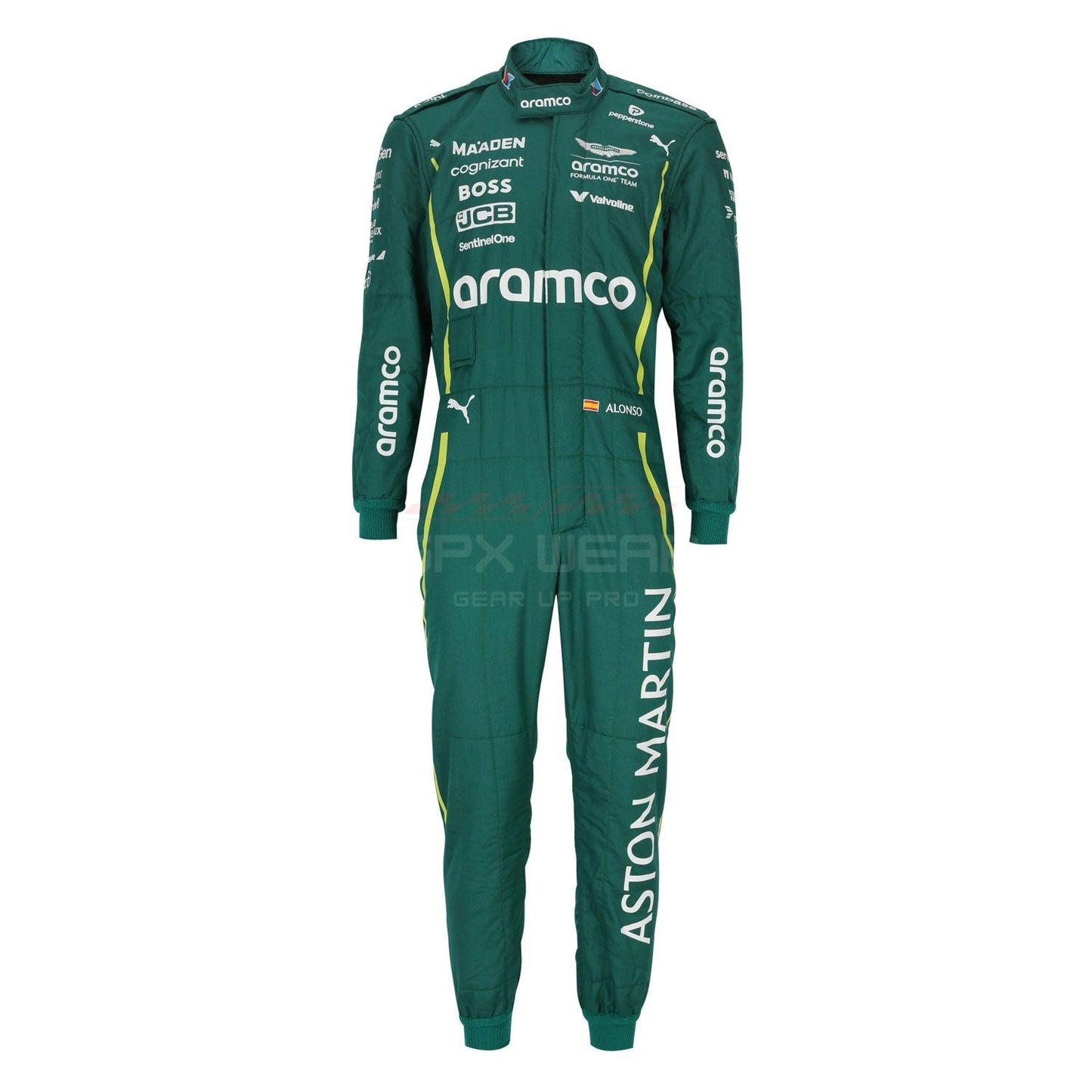 2025 Fernando Alonso F1 Racing Suit Team Aston Martin