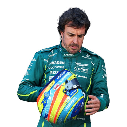 2025 Fernando Alonso F1 Racing Suit Team Aston Martin