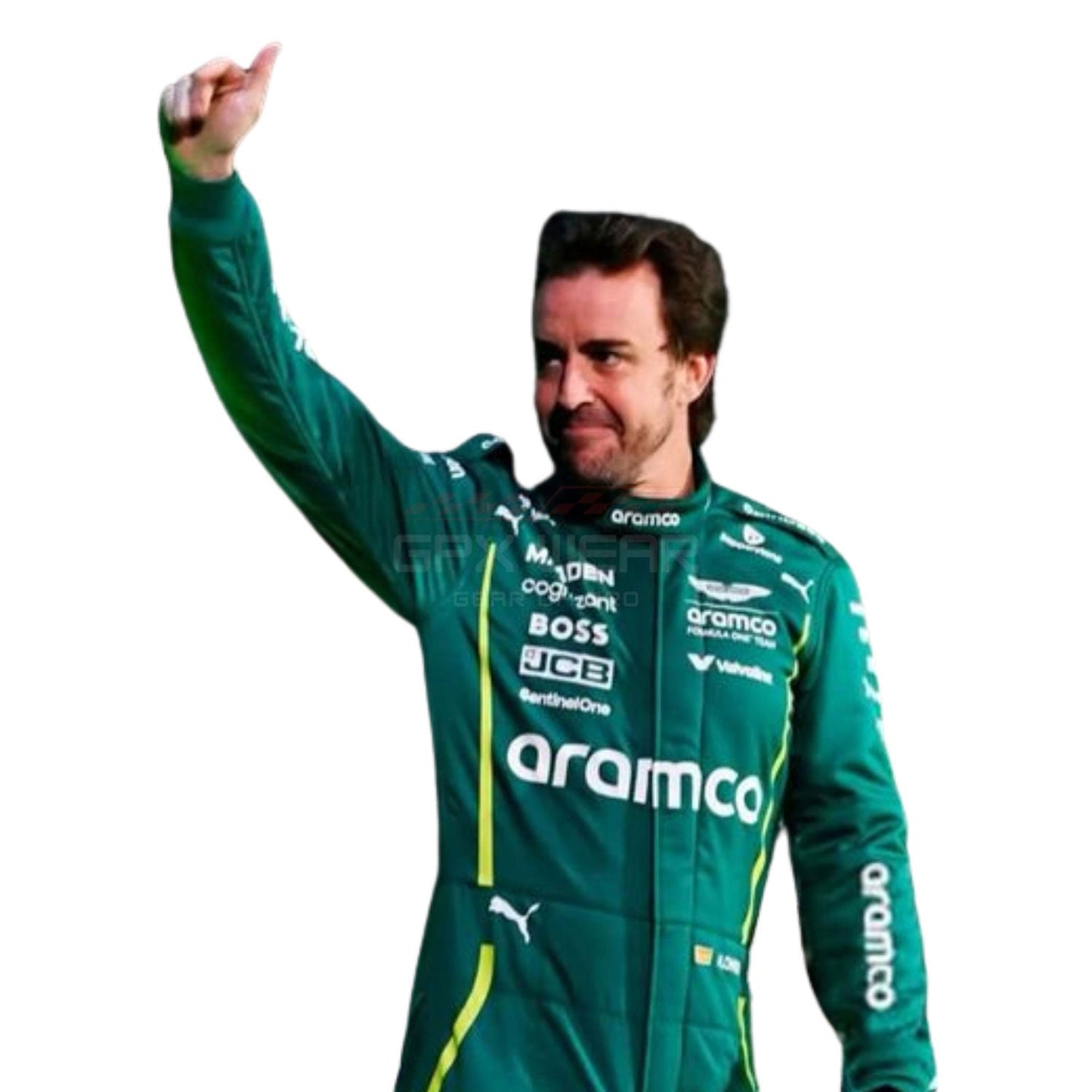2025 Fernando Alonso F1 Racing Suit Team Aston Martin