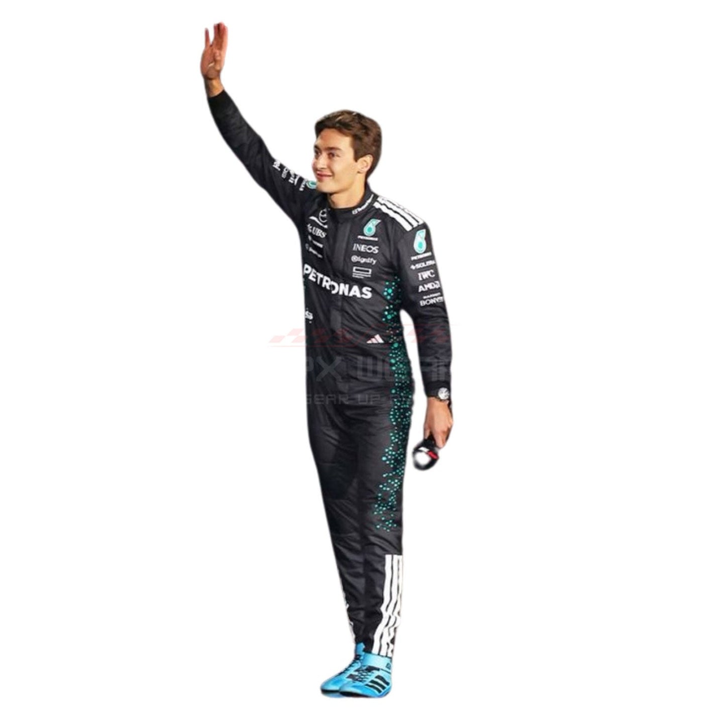 2025 George Russell F1 Racing Suit Team Mercedes