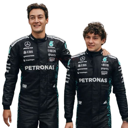 2025 George Russell F1 Racing Suit Team Mercedes