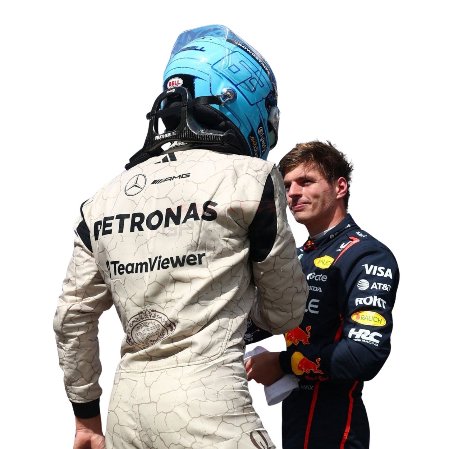 2025 George Russell USA Austin GP F1 Racing Suit Team Mercedes