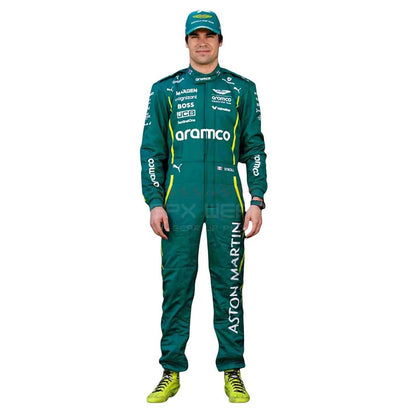 2025 Lance Stroll F1 Racing Suit Team Aston Martin