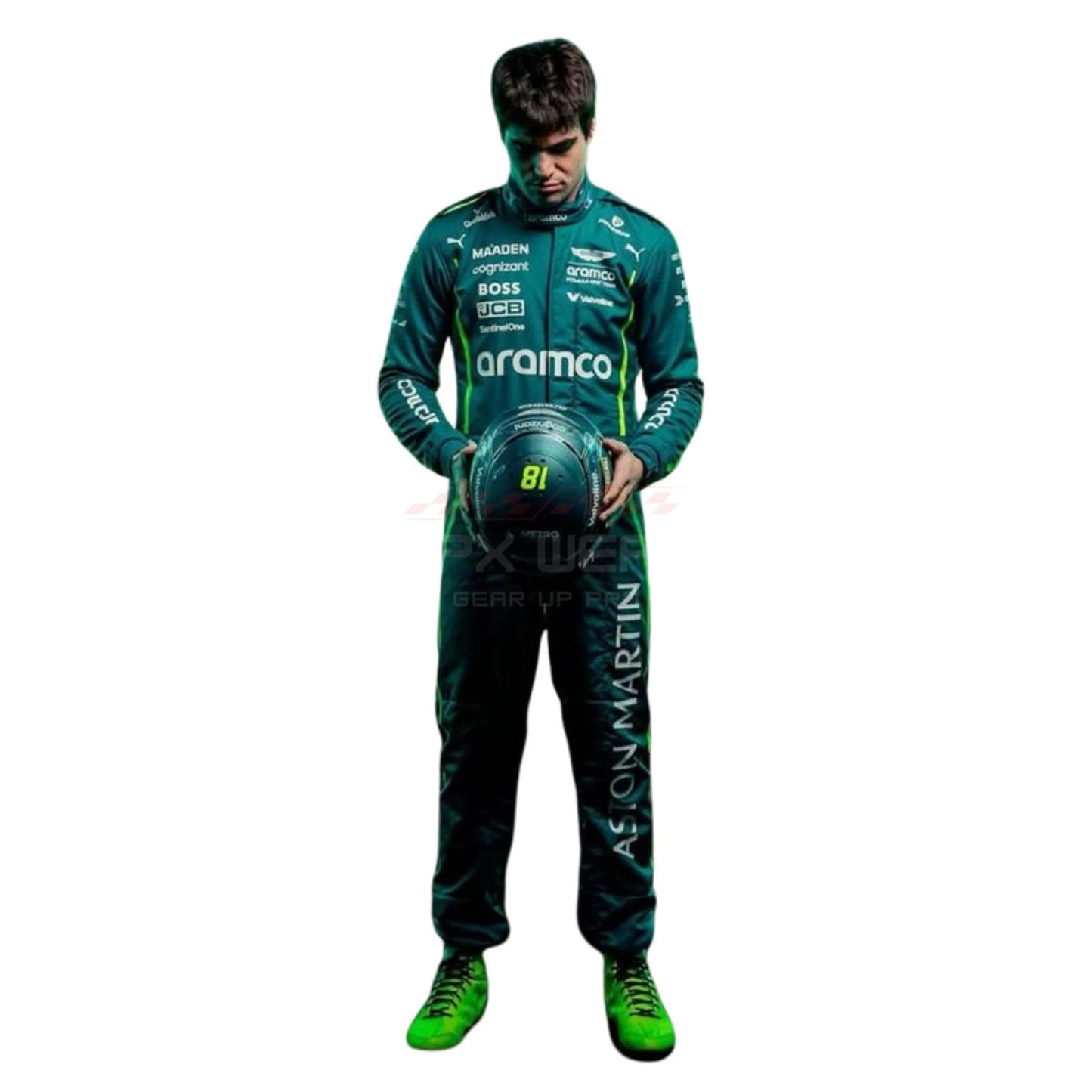 2025 Lance Stroll F1 Racing Suit Team Aston Martin