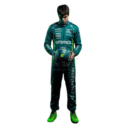 2025 Lance Stroll F1 Racing Suit Team Aston Martin