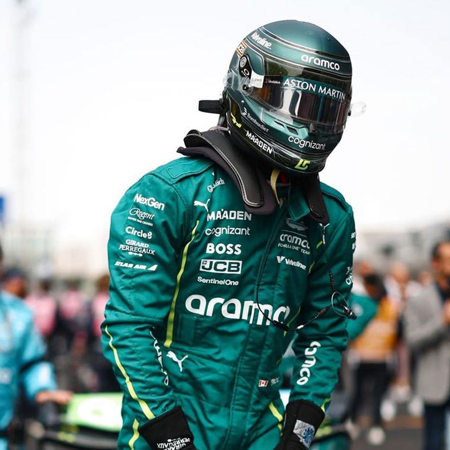 2025 Lance Stroll F1 Racing Suit Team Aston Martin