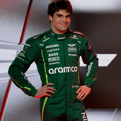 2025 Lance Stroll F1 Racing Suit Team Aston Martin