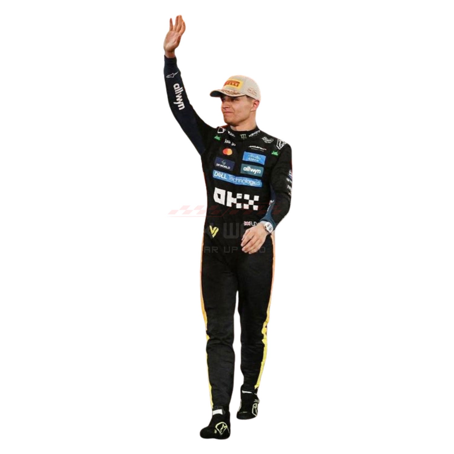 2025 Lando Norris Abu Dhabi GP F1 Racing Suit Team McLaren - GPX Wear