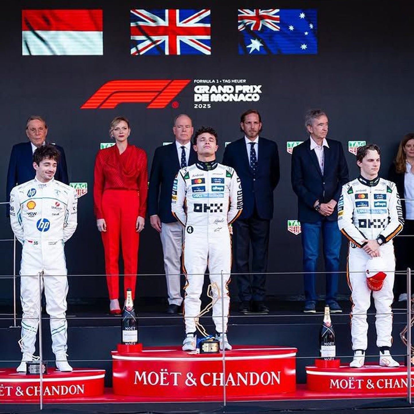 2025 Lando Norris Monaco GP F1 Racing Suit Team McLaren