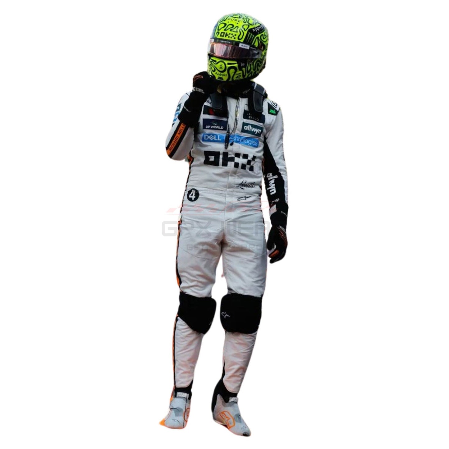 2025 Lando Norris Monaco GP F1 Racing Suit Team McLaren