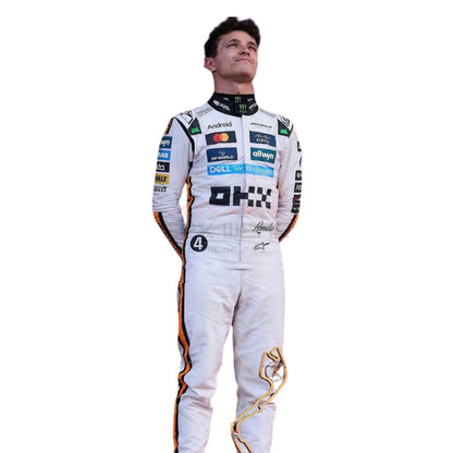 2025 Lando Norris Monaco GP F1 Racing Suit Team McLaren