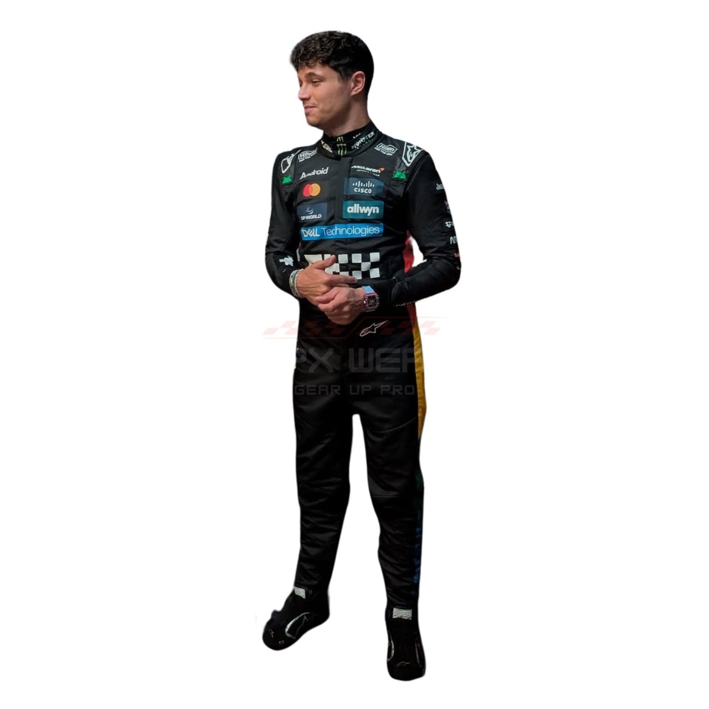 2025 Lando Norris Silverstone British GP F1 Racing Suit Team McLaren