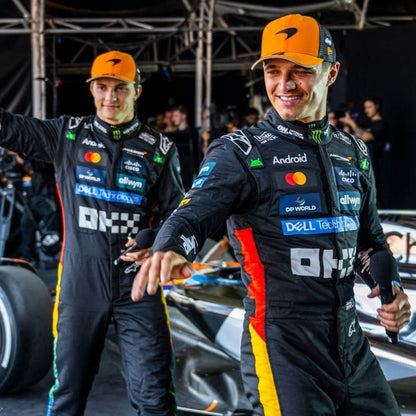 2025 Lando Norris Silverstone British GP F1 Racing Suit Team McLaren