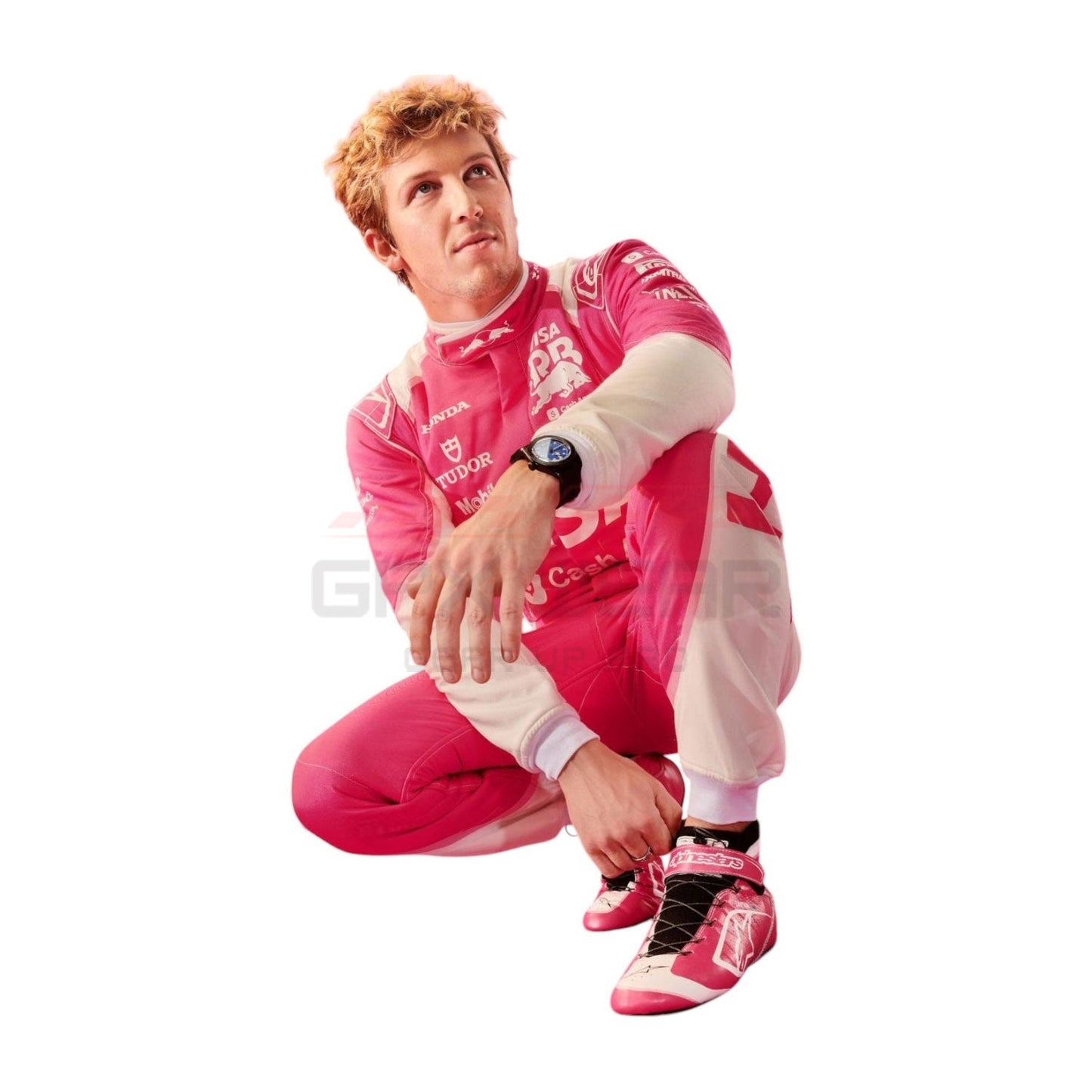 2025 Liam Lawson Wearing Miami GP F1 Racing Suit Team Racing Bulls