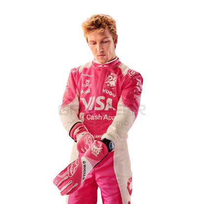 2025 Liam Lawson Wearing Miami GP F1 Racing Suit Team Racing Bulls - GPX Wear