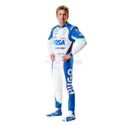 2025 Liam Lawson Visa Cash App Edition F1 Racing Suit Team Racing Bulls - GPX Wear