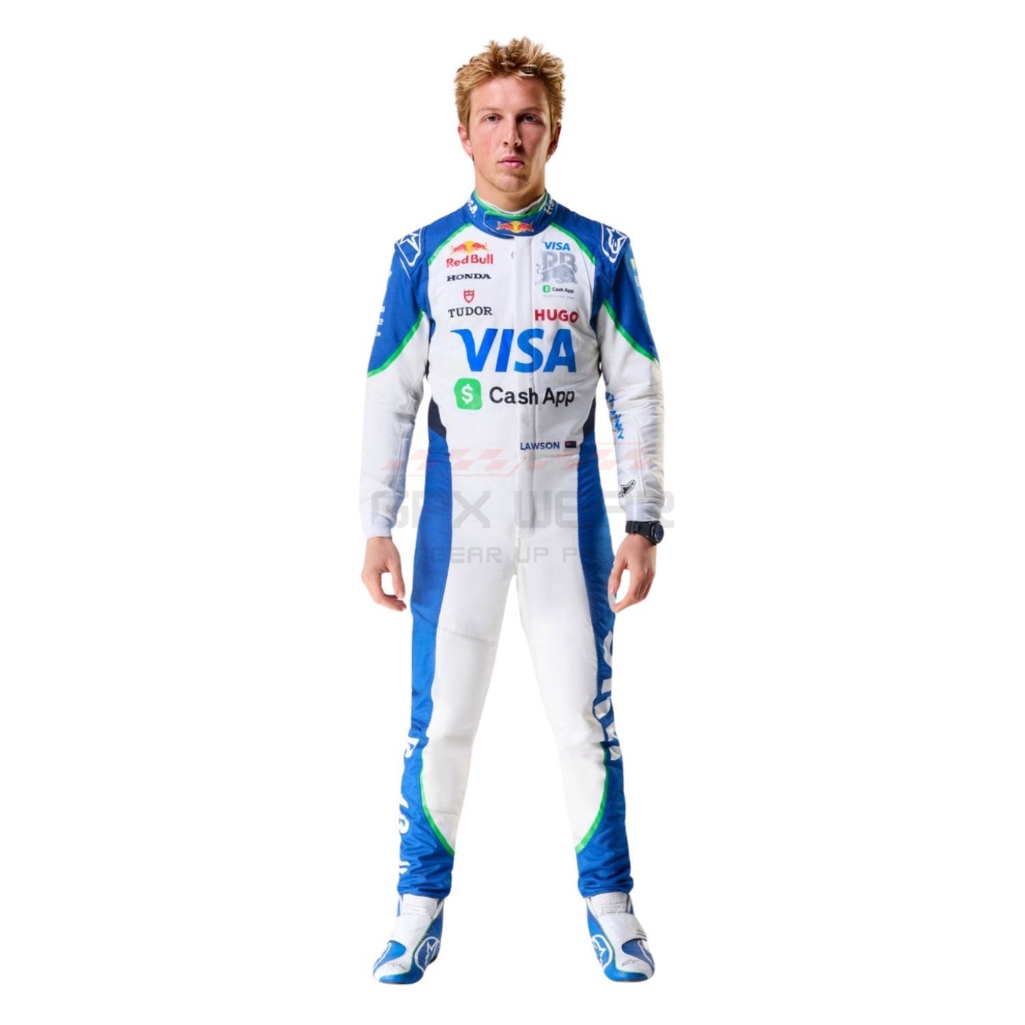 2025 Liam Lawson Visa Cash App Edition F1 Racing Suit Team Racing Bulls
