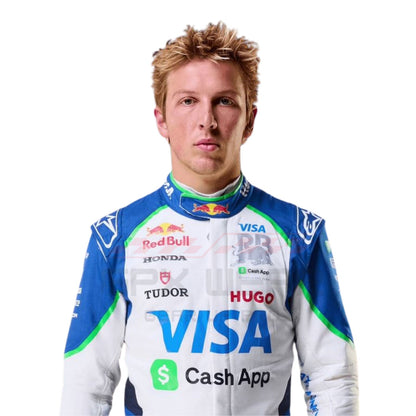 2025 Liam Lawson Wearing Visa Cash App Edition F1 Racing Suit Team Racing Bulls - GPX Wear