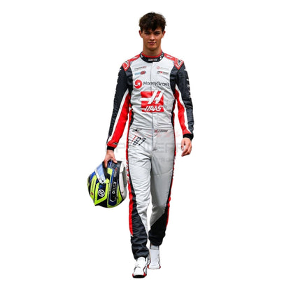 2025 Oliver Bearman 200th race look Canadian GP F1 Racing Suit Team Haas - GPX Wear