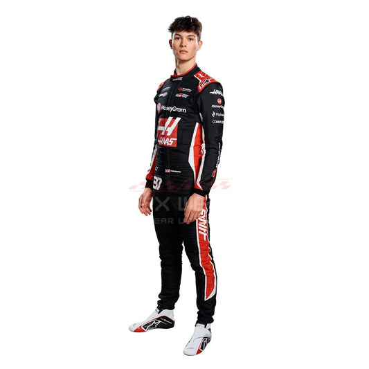 2025 Oliver Bearman F1 Racing Suit Team Haas