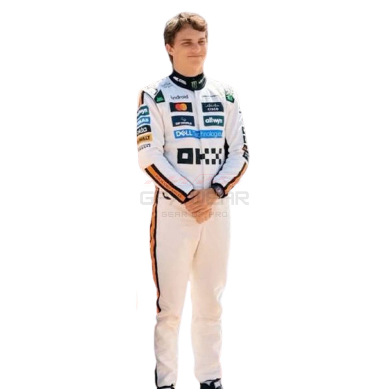 2025 Oscar Piastri Monaco GP F1 Racing Suit Team McLaren